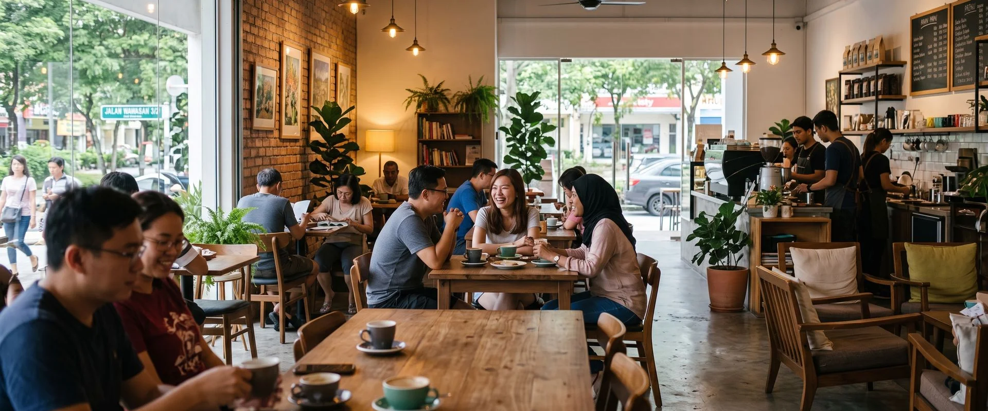 cafe in Taman Wawasan, Puchong